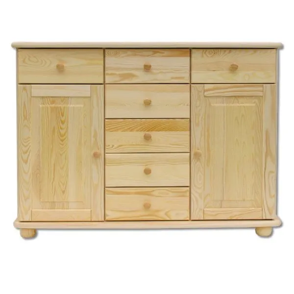 KD153 komoda S125 W92 G42 sosna naturalny DREWMAX — zdjęcie 2