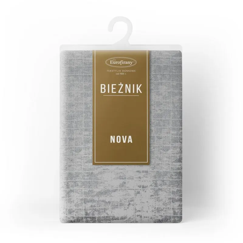 OBRUS ALINA 40 X 140 CM SREBRNY