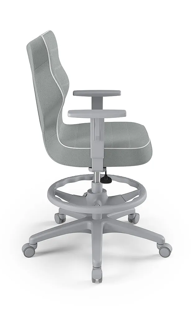 Krzesło młodzieżowe Duo szary Jasmine 03 rozmiar 5 WK+P - CD-D-5-D-E-JS03