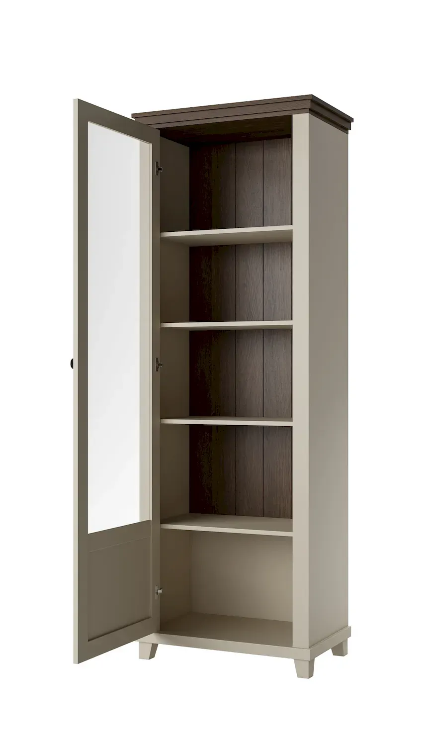 Witryna 1-drzwiowa EVORA WM lewa beż jasny dąb dunin - 24D1JU05