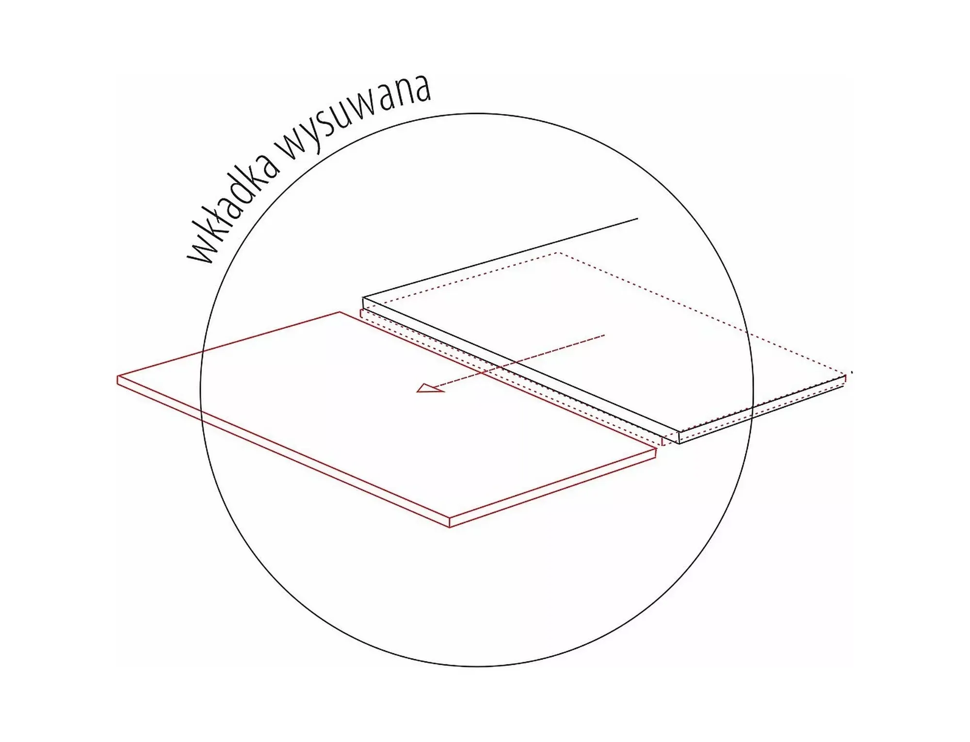Stół rozkładany ceramiczny blat GENESIS 90x180-240 czarny efekt marmuru stelaż jesion czarny mat - GENESISCCJ180