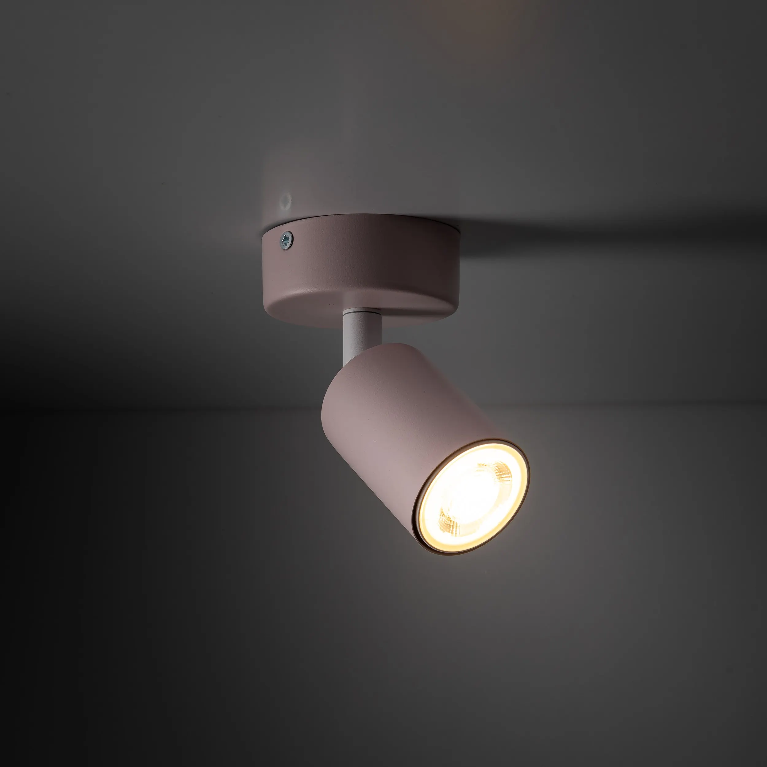 Kinkiet LIVIA różowy z białym elementem regulowany 15x13cm - TK_10219