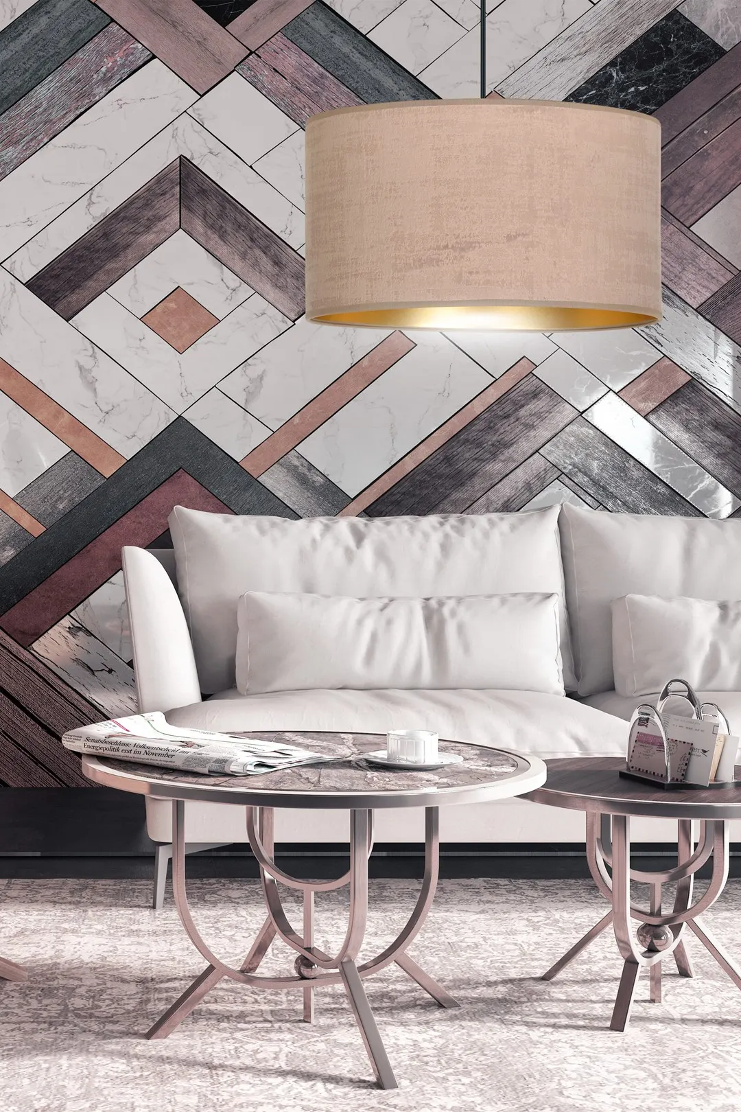 Lampa wisząca HILDE Czarny 1053/1 - 1053/1