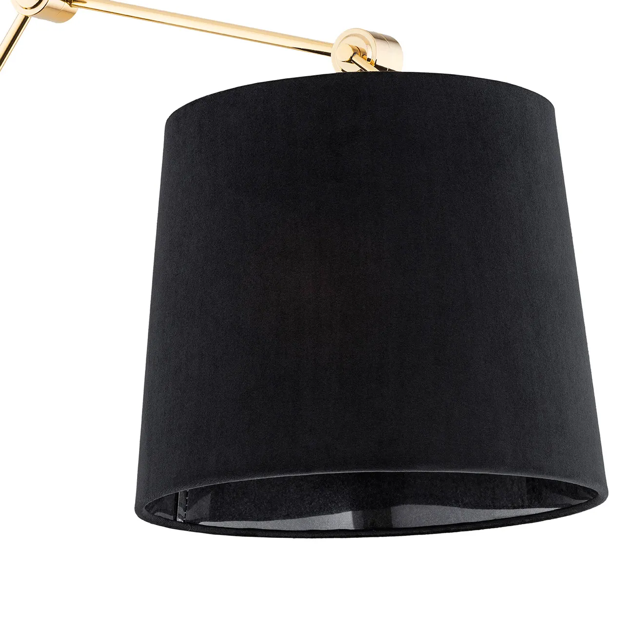 Kinkiet ZAKYNTOS PLUS metalowy złoty czarny regulowany 75cm - 4898