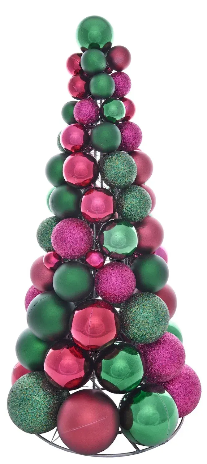 CHOINKA z bombek 2952 zielona