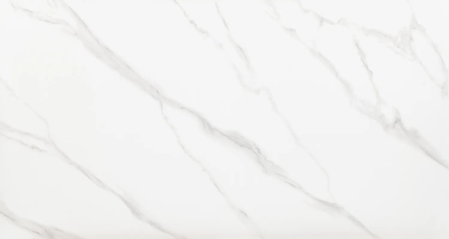 Stół rozkładany JOHN 150(210)x90 biały efekt marmur/czarne nogi - JOHNBC150