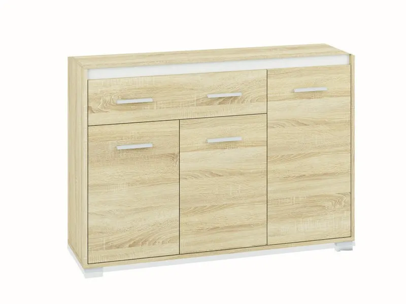 Komoda 3-drzwiowa z szufladą AVO 13 sonoma jasna - 1AVO13-001