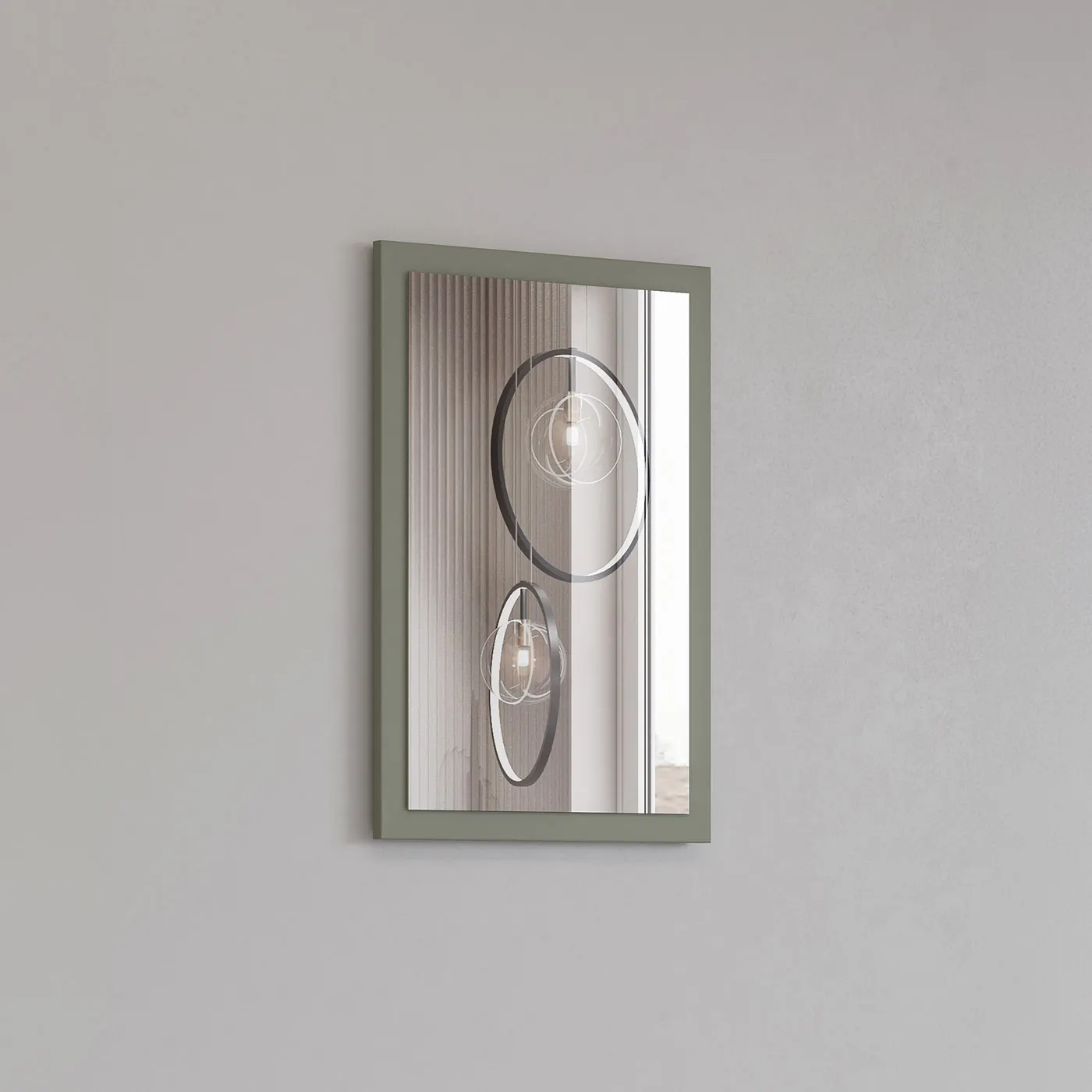 Lustro w ramie CROSS 40x60 zielone - 24GWMY04