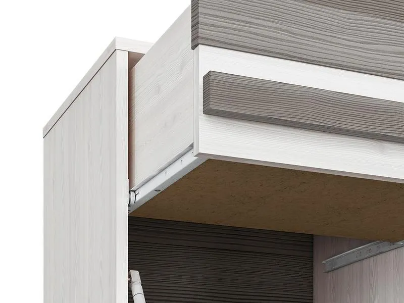 Szafka na buty z szufladą i 2 klapami BLANCO 20N sosna śnieżna - 1BLAN20N-001