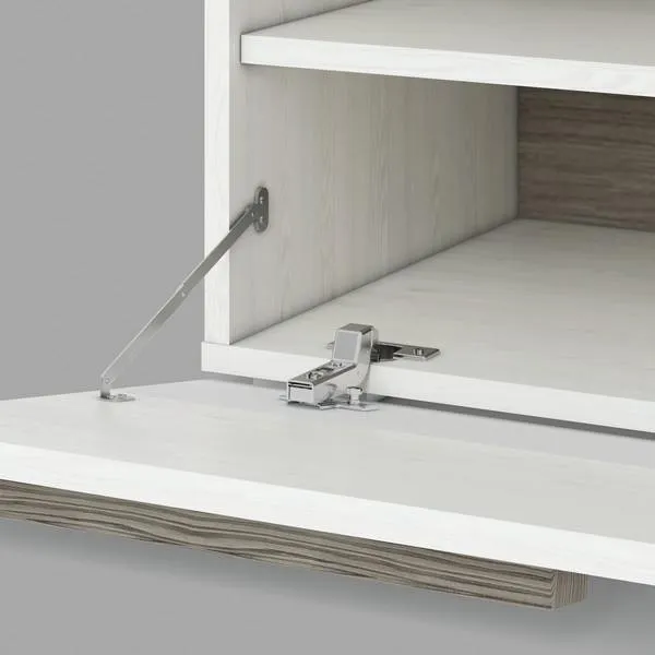 Szafka na buty z szufladą i 2 klapami BLANCO 20N sosna śnieżna - 1BLAN20N-001