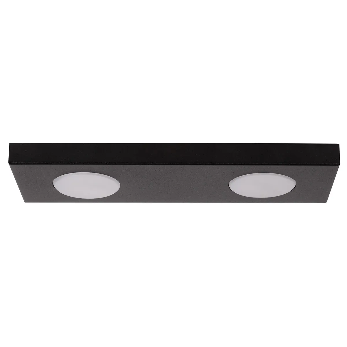 Plafon HERO 2 prostokąt czarny