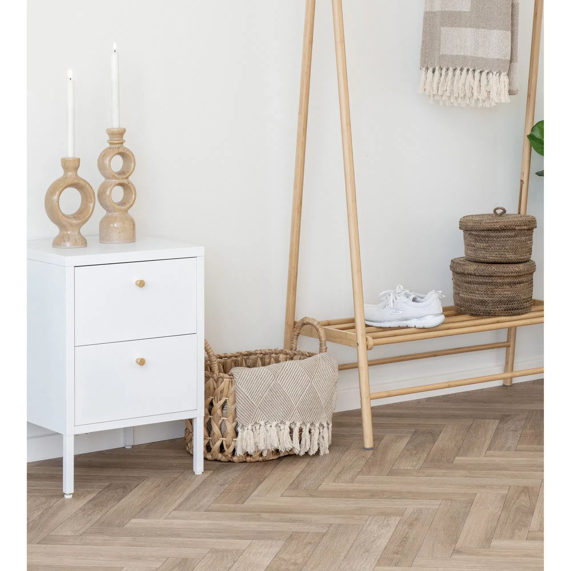 Kosze BALERMA hiacynt wodny zestaw 3 sztuk naturalny - 4401552