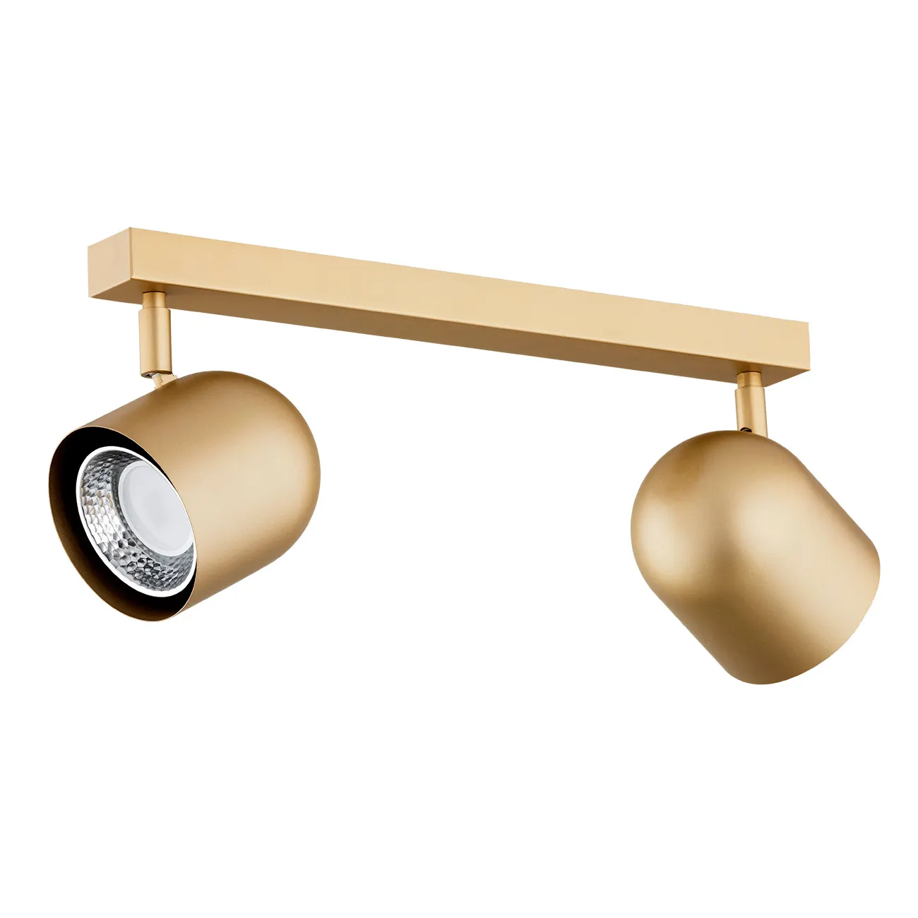 Plafon ISOLA metalowy złoty regulowany 48x19cm - 7150