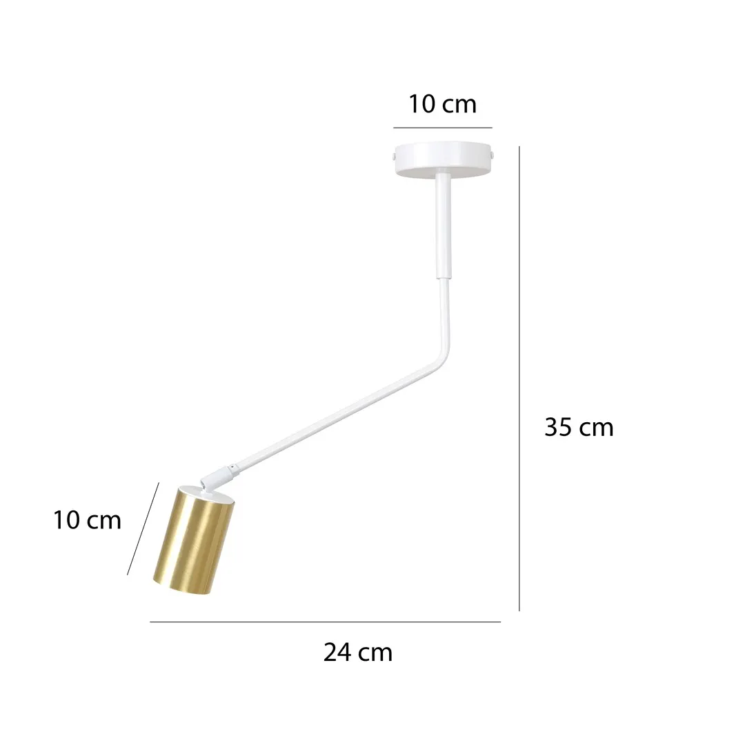 Lampa sufitowa VERNO Biały 656/1 - 656/1