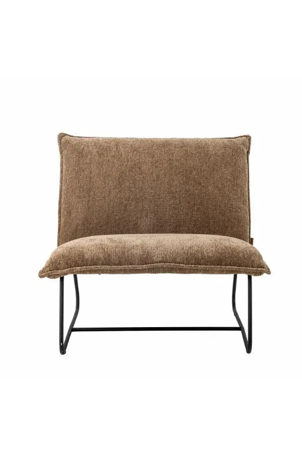 fotel, fotelik, sofa, poduszka, metalowy