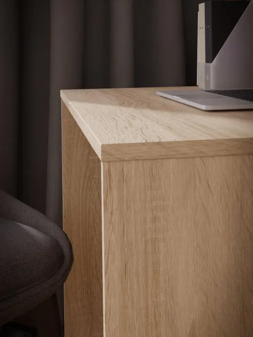 Biurko DUBBERLY minimalistyczne - dąb sonoma - DBBB111-D30F