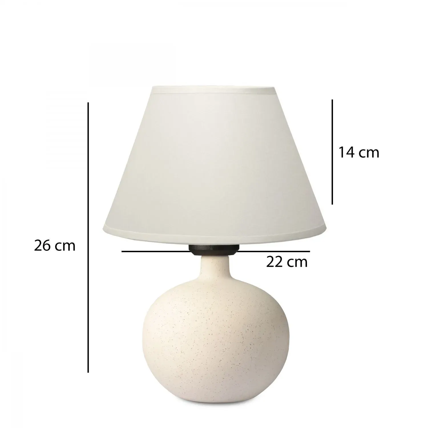 Lampa stołowa 241932 kremowa — zdjęcie 3