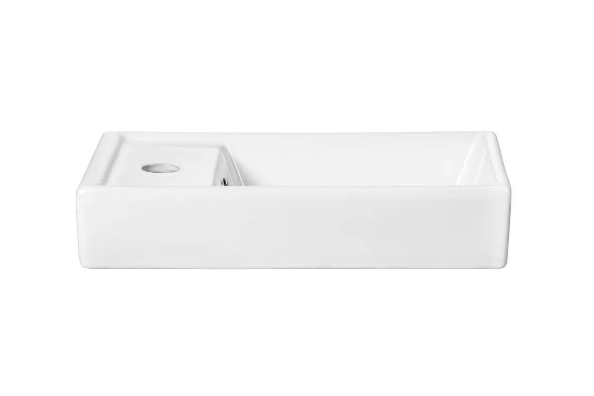 image umywalka, pojemnik na spodnie?, umywalkowa?, konstrukcja ceramiczna, biały kolor