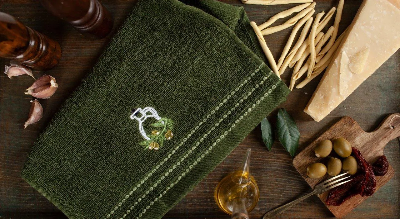 Ręczniki kuchenne 30x50 zestaw 3 szt. OLIWKI 003 - FARO_28549