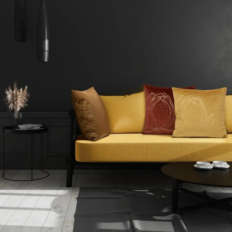 POSZEWKA BLINK 19 45 X 45 CM CIEMNOMIĘTOWY - EU_388607