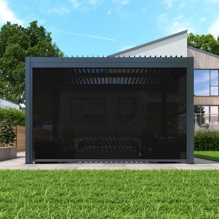 Markiza elektryczna LUXE 270x218cm do 3m antracyt - MI_5908227364811