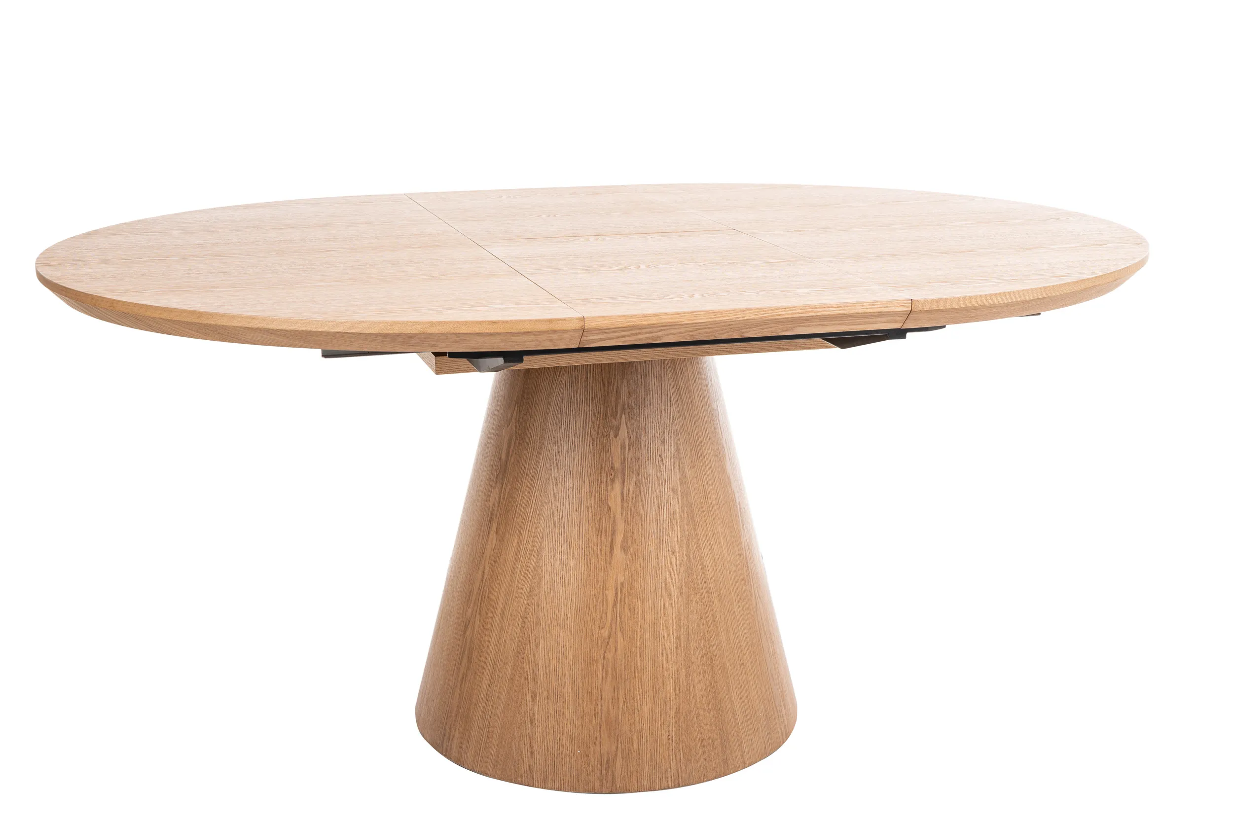 Stół okrągły rozkładany ANGEL II 120x120-160 efekt dębu - ANGELIID120