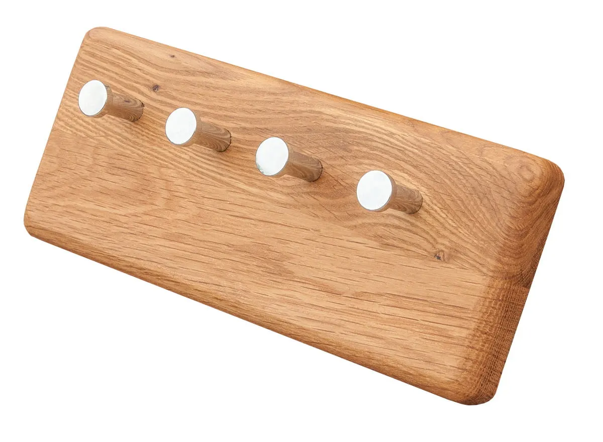 Wieszak dębowy mały Gialo 25x10x5 cm Wieszak dębowy mały Gialo 25x10x5 cm