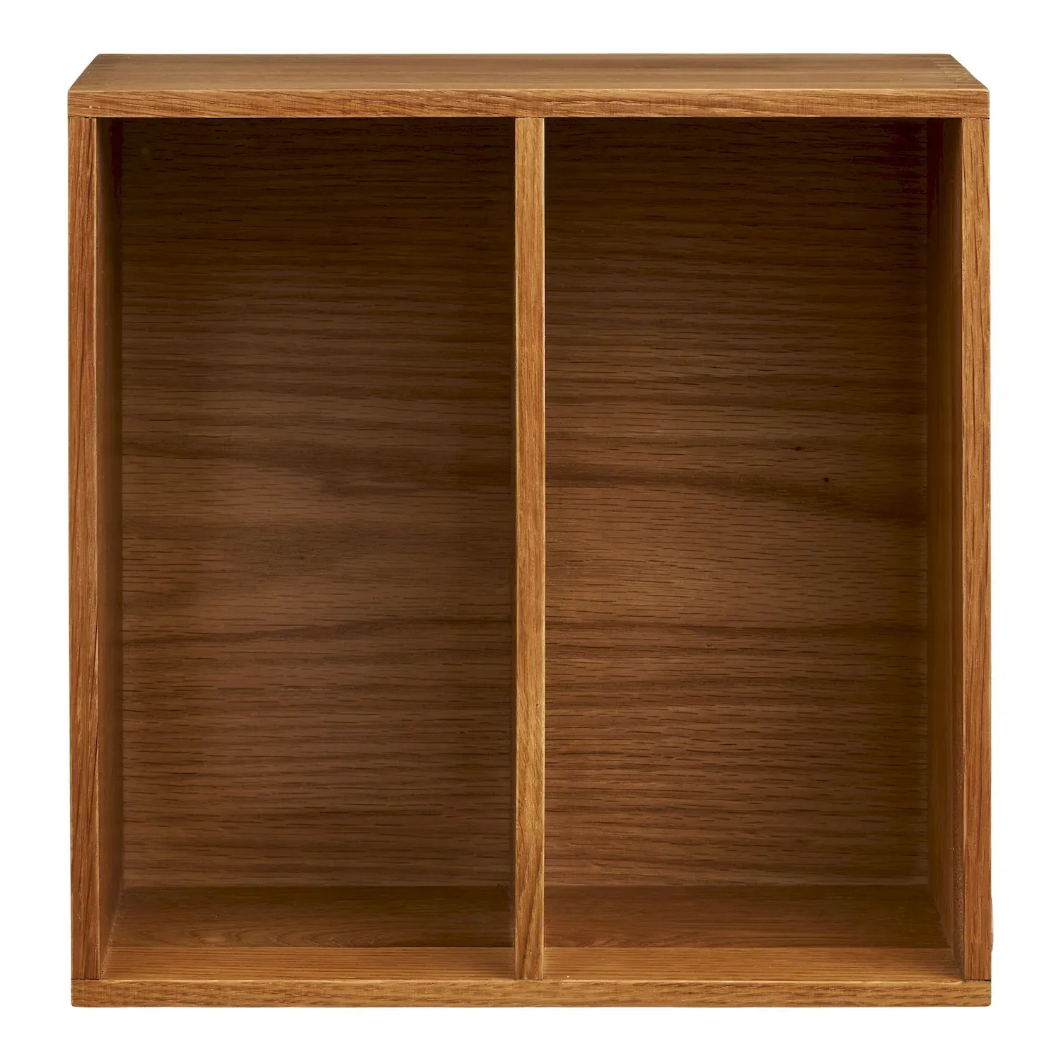 Półka ścienna drewniana z przegrodą TOWNSVILLE 18x30x30 cm naturalny - 4291145