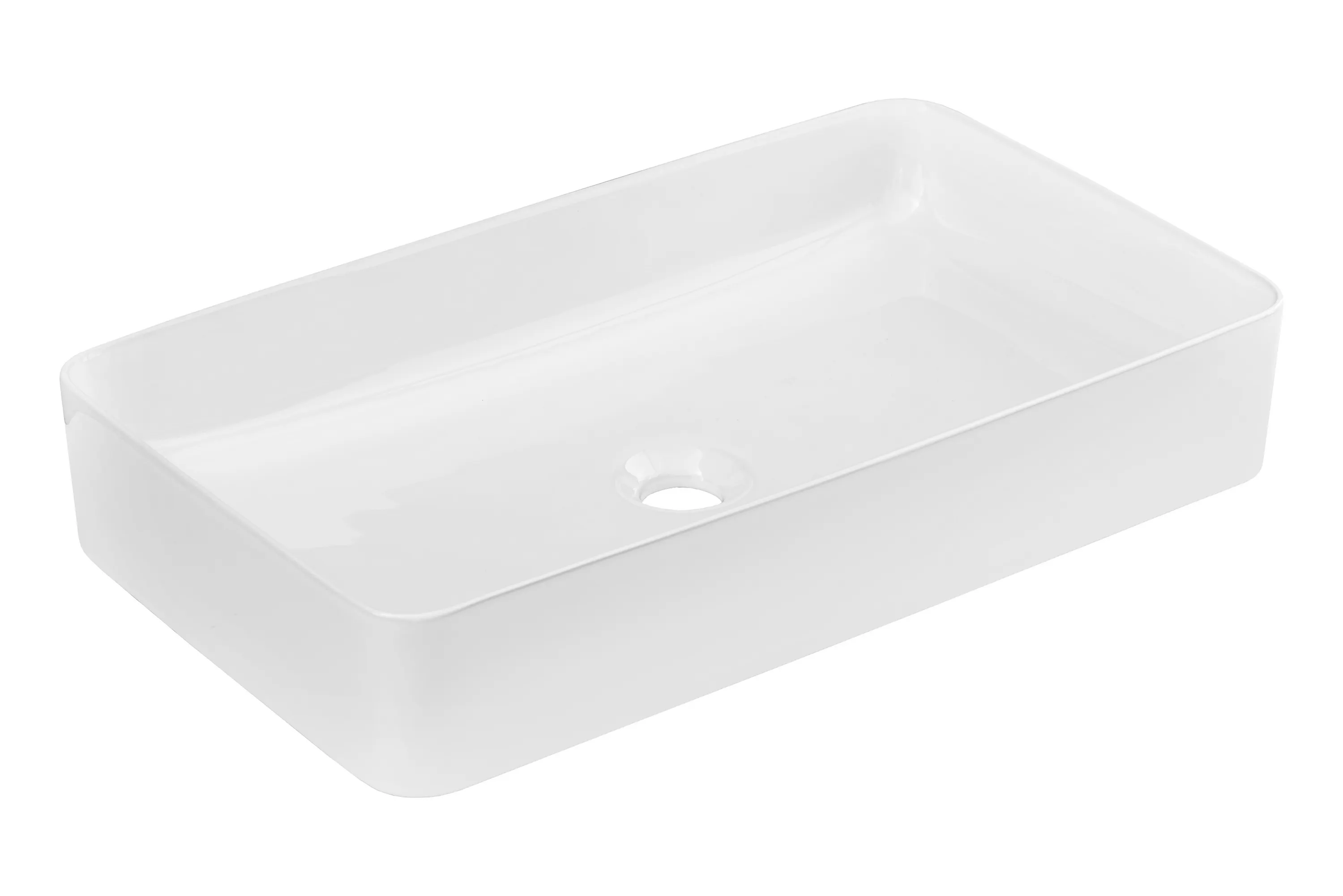 Umywalka nablatowa SLIM DP biała 61x34x11cm (bezpiecznie pakowana) Umywalka nablatowa SLIM DP biała 61x34x11cm (bezpiecznie pakowana)