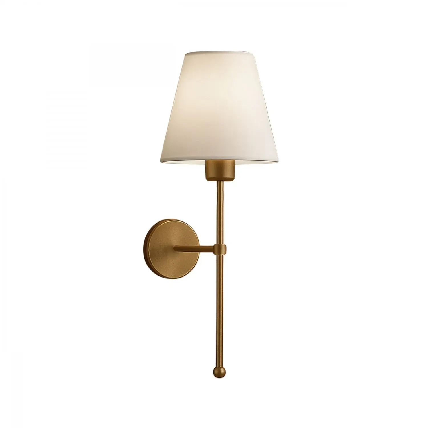 Lampa ścienna kinkiet 241968 kremowy złoty