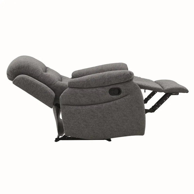 Fotel rozkładany z podłokietnikami NERON duży szary - NERONSZ