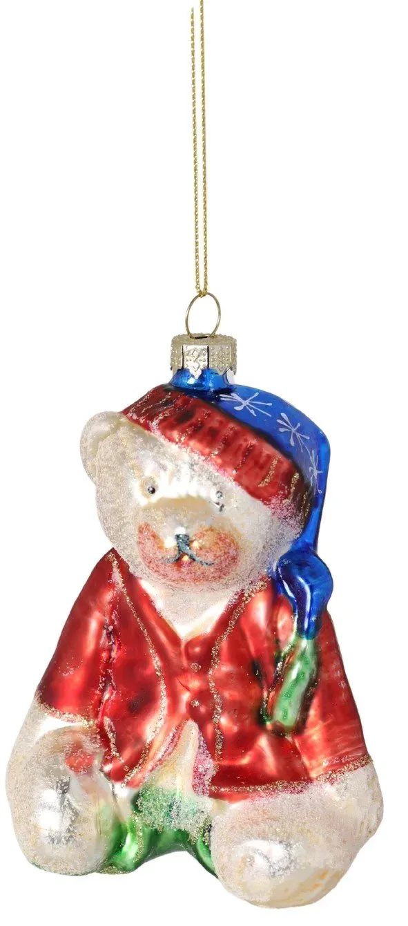 Bombka szklana 6 sztuk MIŚ 4202 wielokolorowa Bombka szklana 6 sztuk MIŚ 4202 wielokolorowa