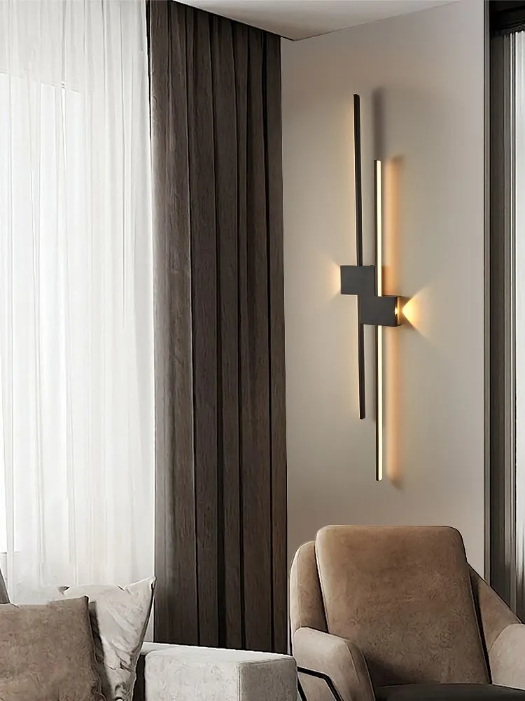 Kinkiet LINEALO - lampa naścienna prosta ze ściemniaczem typu "klik" - 4202-0410