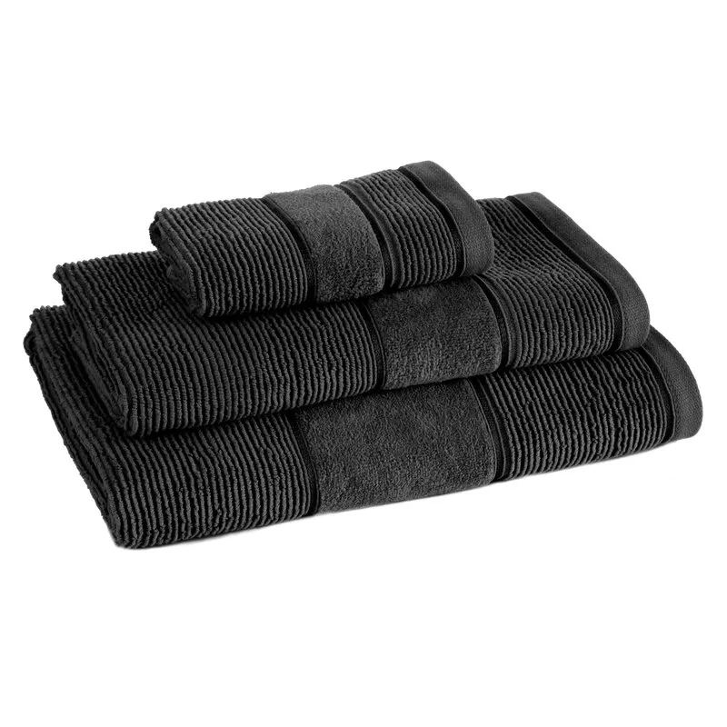 RĘCZNIK EMMA (13) 30 X 50 CM CZARNY - EU_460108