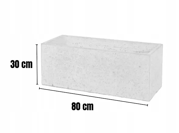 DONICZKA zewnętrzna betonowa SEVRAN szara - LD_TZ000547