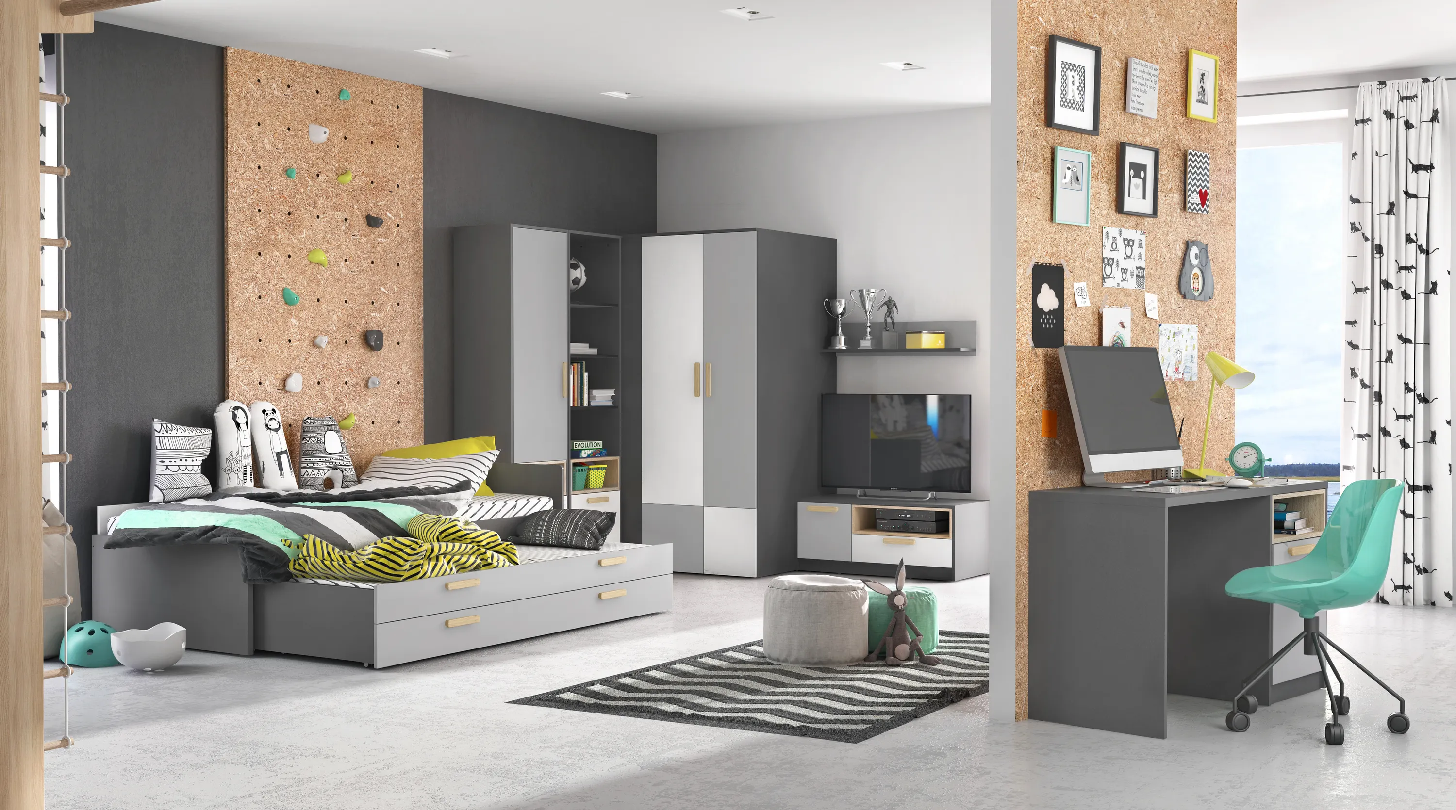 Szuflada z materacem 80x190 Pok PO-14 do łóżka PO-13 - PO14GBS