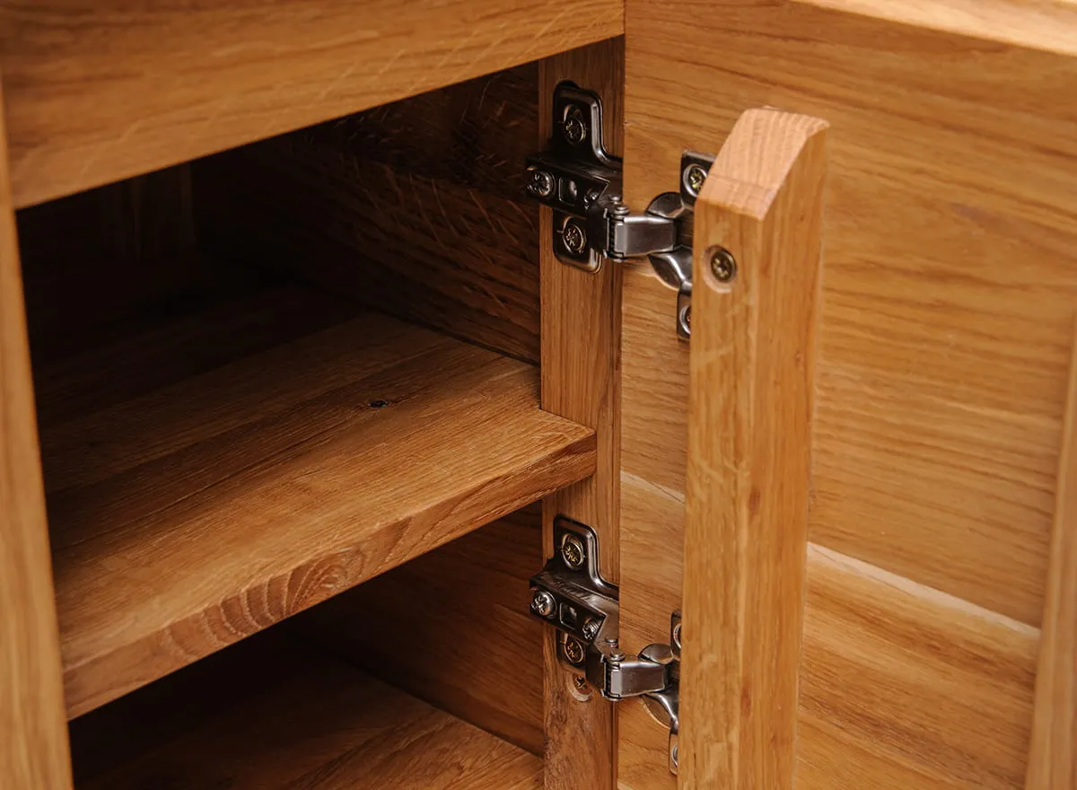 Komoda dębowa z szufladą niska Gialo 60x30x30 cm - 2SGIA22