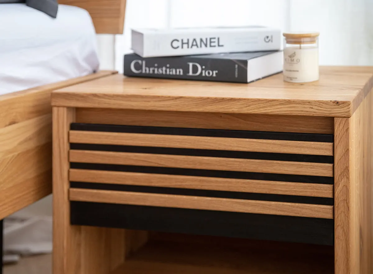 Szafka nocna dębowa Ravello - ZIRAVS01