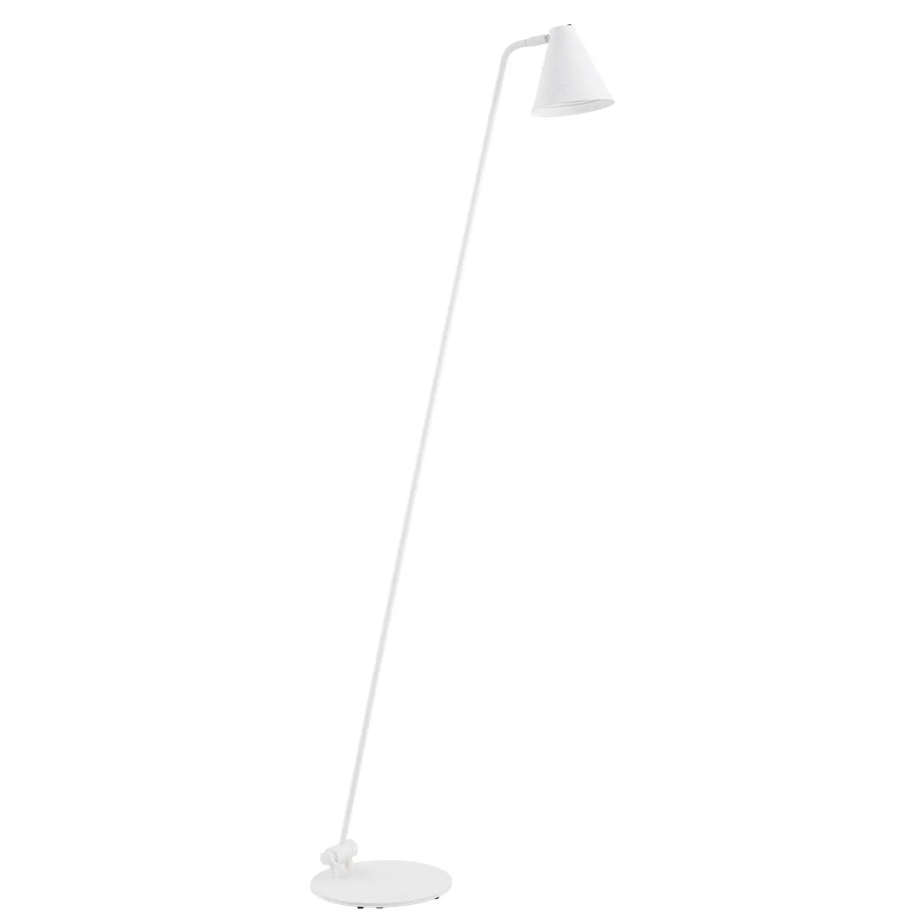 Lampa podłogowa AVALONE metalowa biała regulowana 168x30cm - 8001