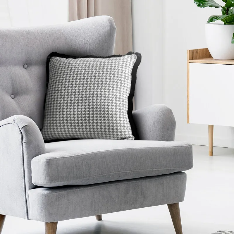 POSZEWKA PEPITKA2B 45 X 45 CM JASNOPOPIELATY - EU_405660