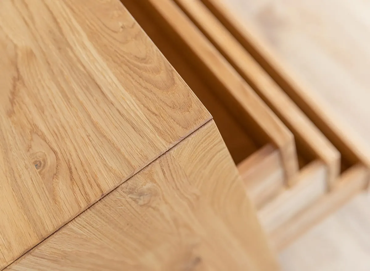 Komoda MODERN LOFT z 4 szufladami - dąb olejowany - PLMOL04D