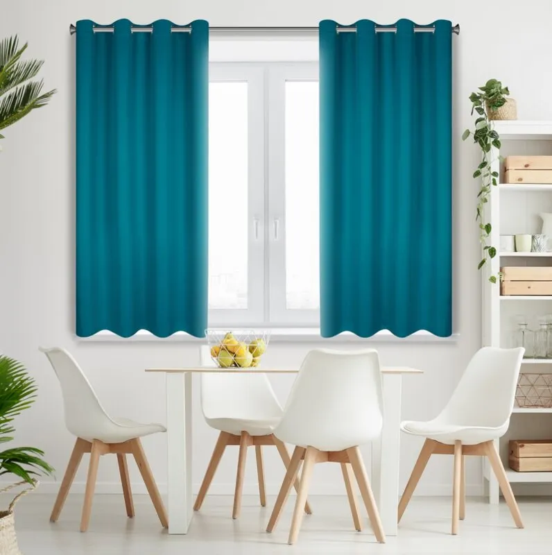 ZASŁONA GOTOWA LOGAN 140 X 175 CM MORSKI ZASŁONA GOTOWA LOGAN 140 X 175 CM MORSKI