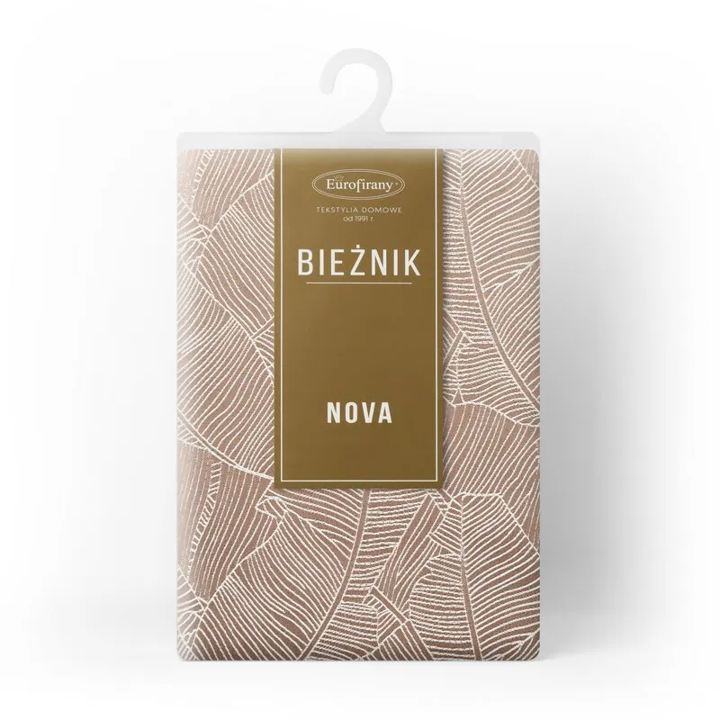 OBRUS ISLA 40 X 140 CM CIEMNOBEŻOWY - EU_440386