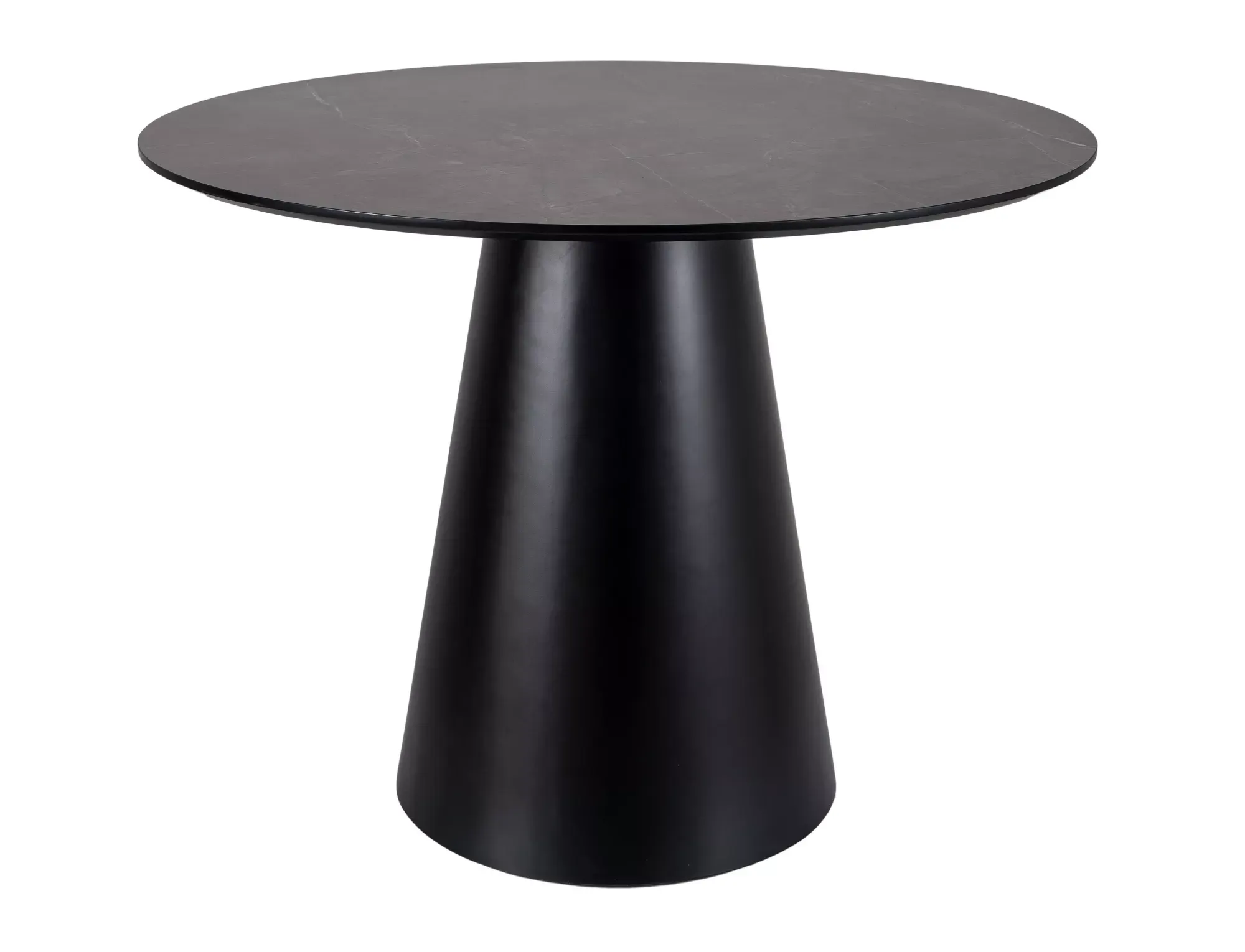 Stół okrągły ANGEL 100 cm czarny