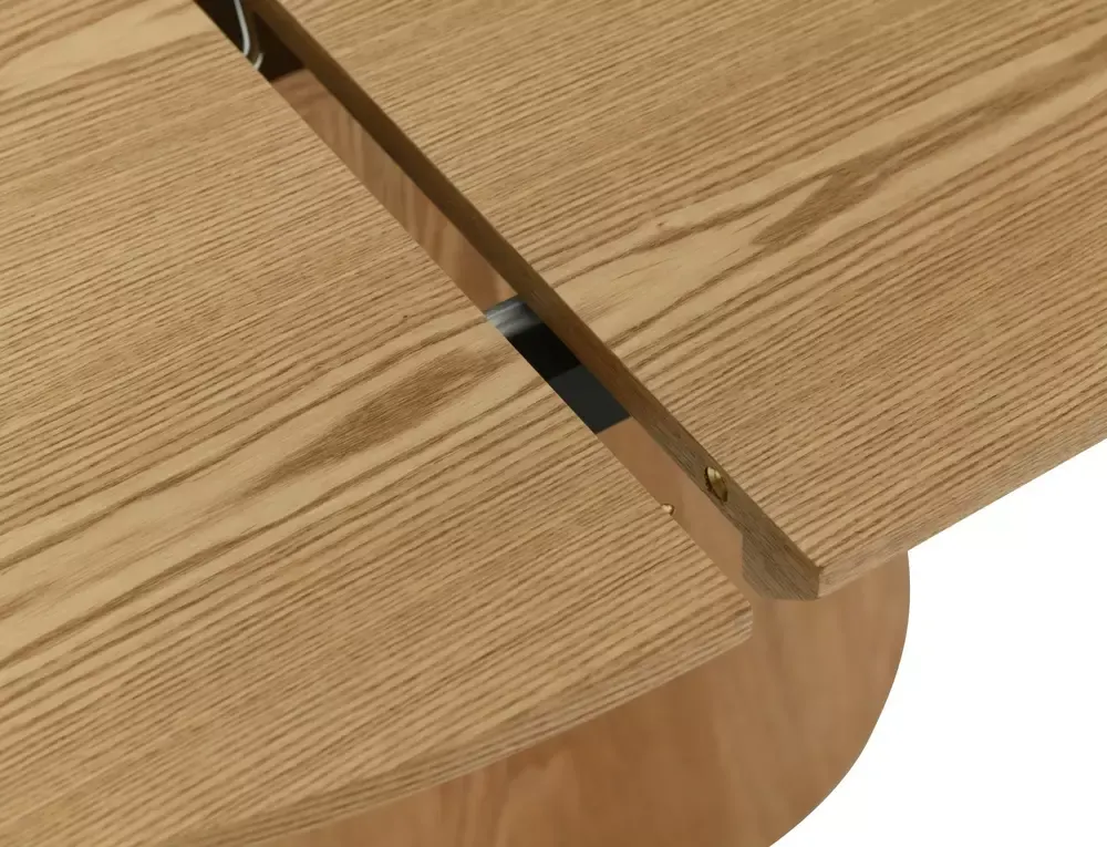 Stół okrągły rozkładany ANGEL II 120x120-160 efekt dębu - ANGELIID120