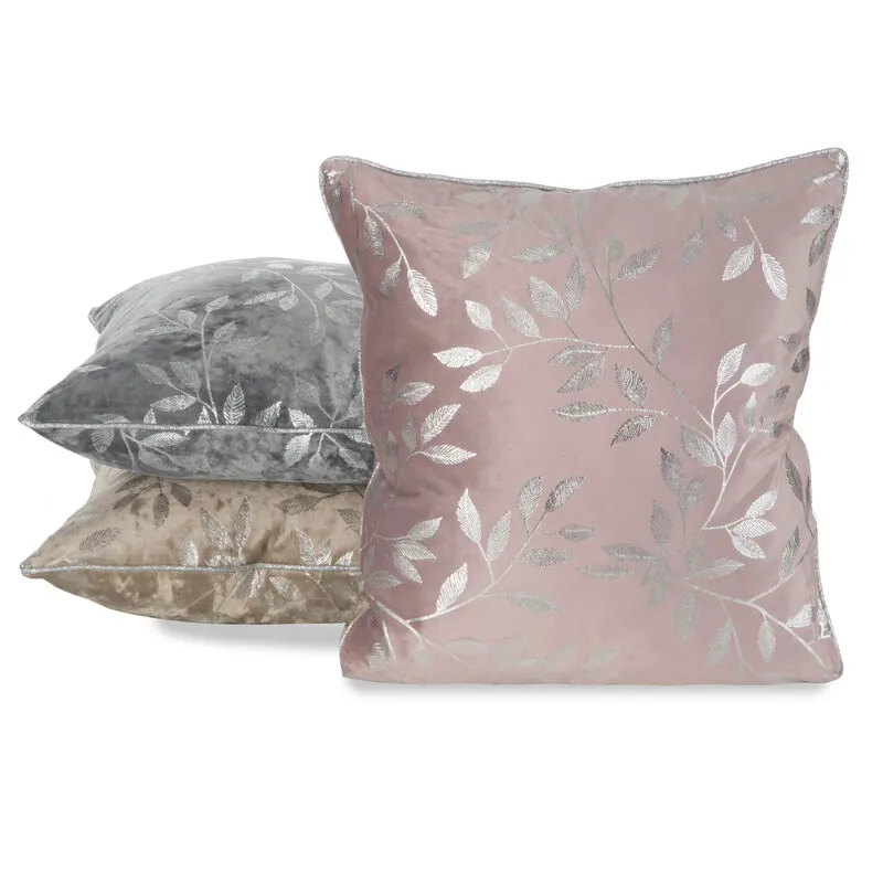 POSZEWKA VELVET 45 X 45 CM STALOWY - EU_439858