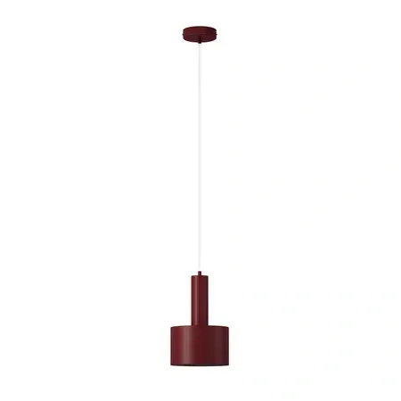 Lampa wisząca VITRUM walec bordowy Lampa wisząca VITRUM walec bordowy
