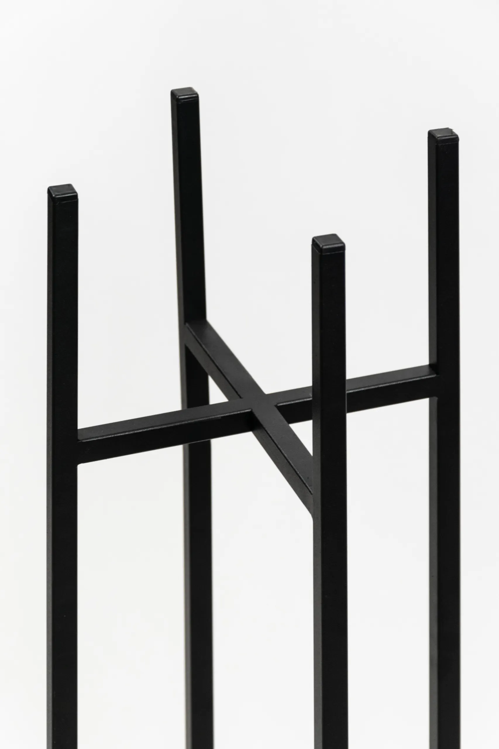 Kwietnik-stojak na donice CHOLET M metalowy czarny - LD_TZ000133