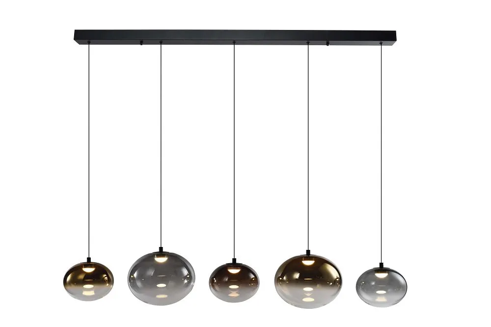 image lampa wisząca, pendant, szklane klosze, elegancka lampa, nowoczesny design