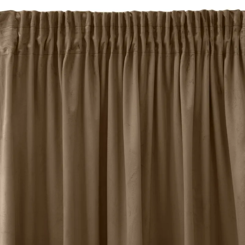 ZASŁONA GOTOWA SIBEL NA TAŚMIE 140X270 CM BRĄZOWY - EU_432177